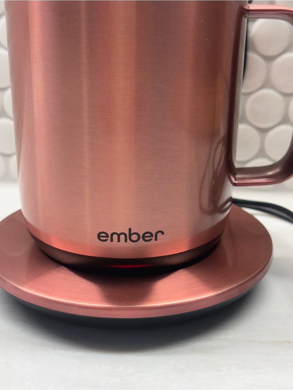 Ember Mug 2 Rose Gold Heating Coffee Tea Temperature Control Pink Copper